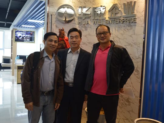 2019 Kunden aus Singapur besuchen Huawei