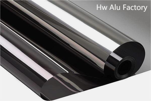 Black aluminum foil